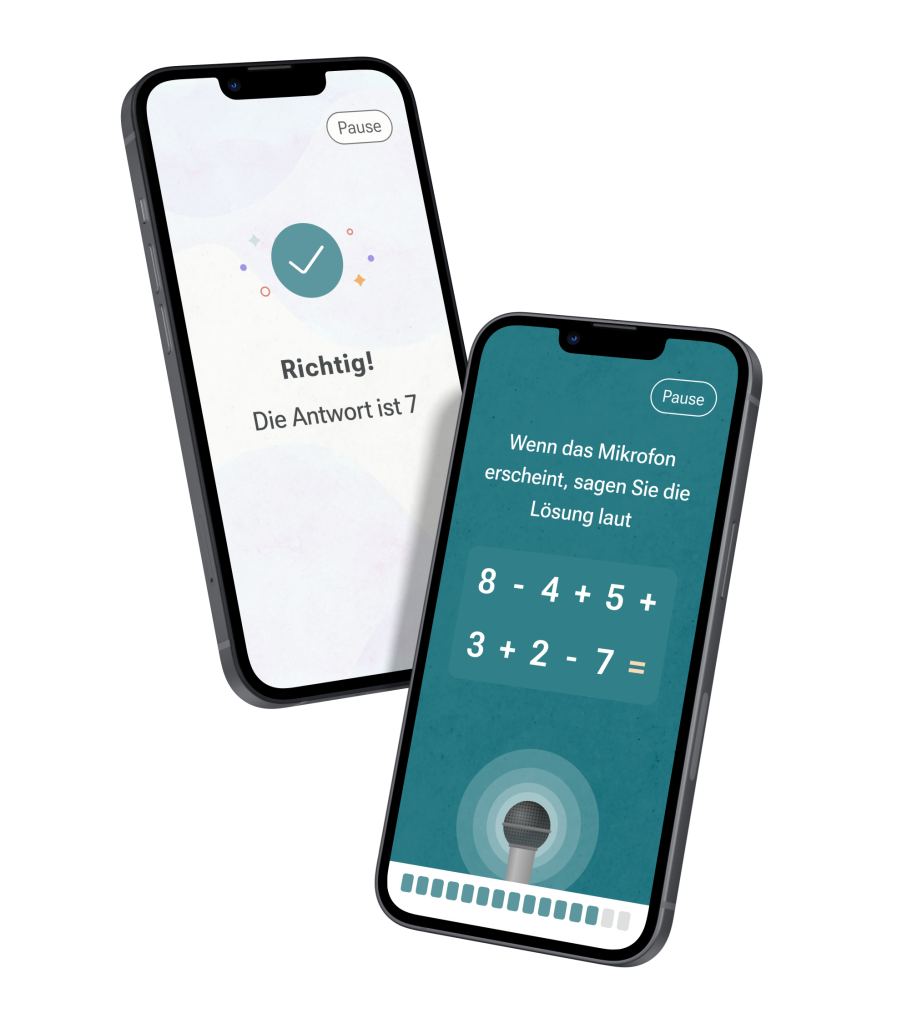 Cogthera App auf iPhone